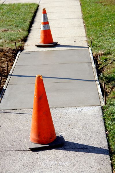 Sidewalk Panel Replacement in Visalia