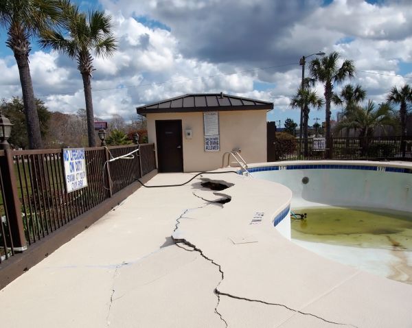 Cracked Patio Repair in Visalia