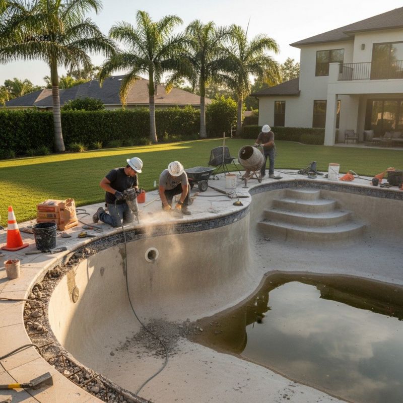 Pool Pavement Repair